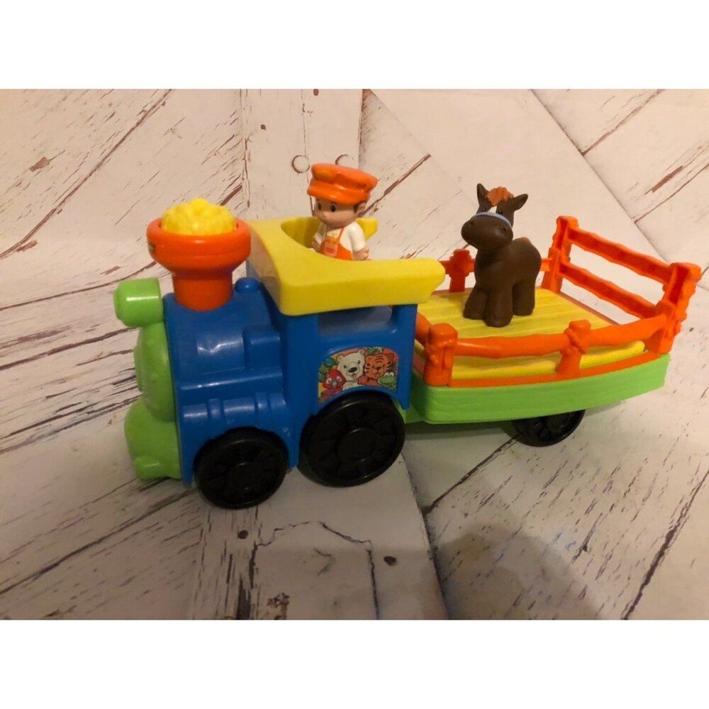 Little People animal zoo train toy